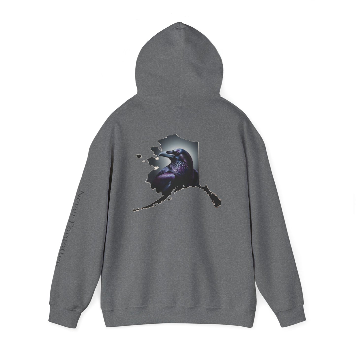 Two Aunties Alaska Raven Tribute Hoodie