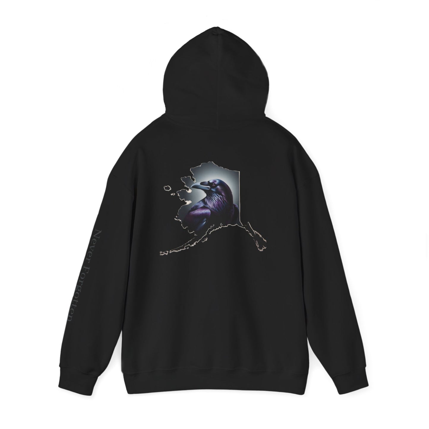 Two Aunties Alaska Raven Tribute Hoodie