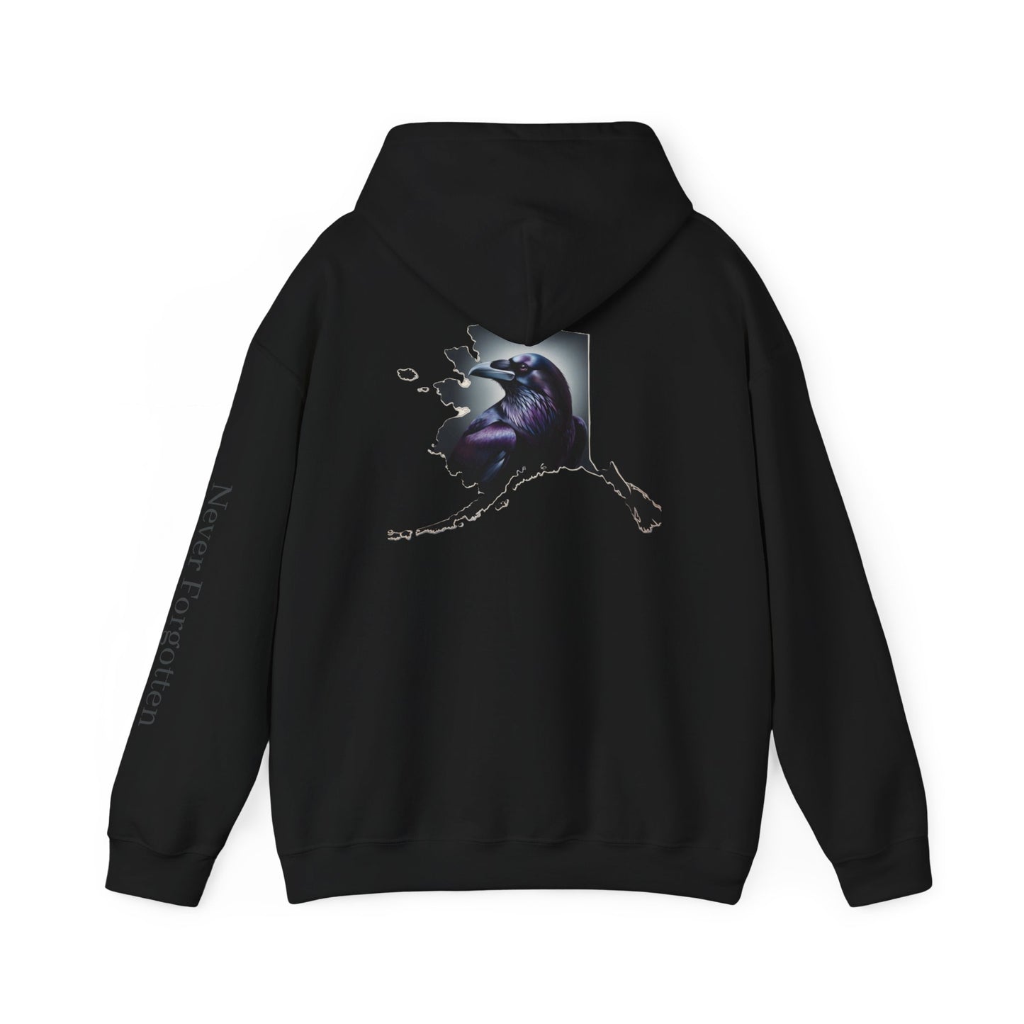 Two Aunties Alaska Raven Tribute Hoodie