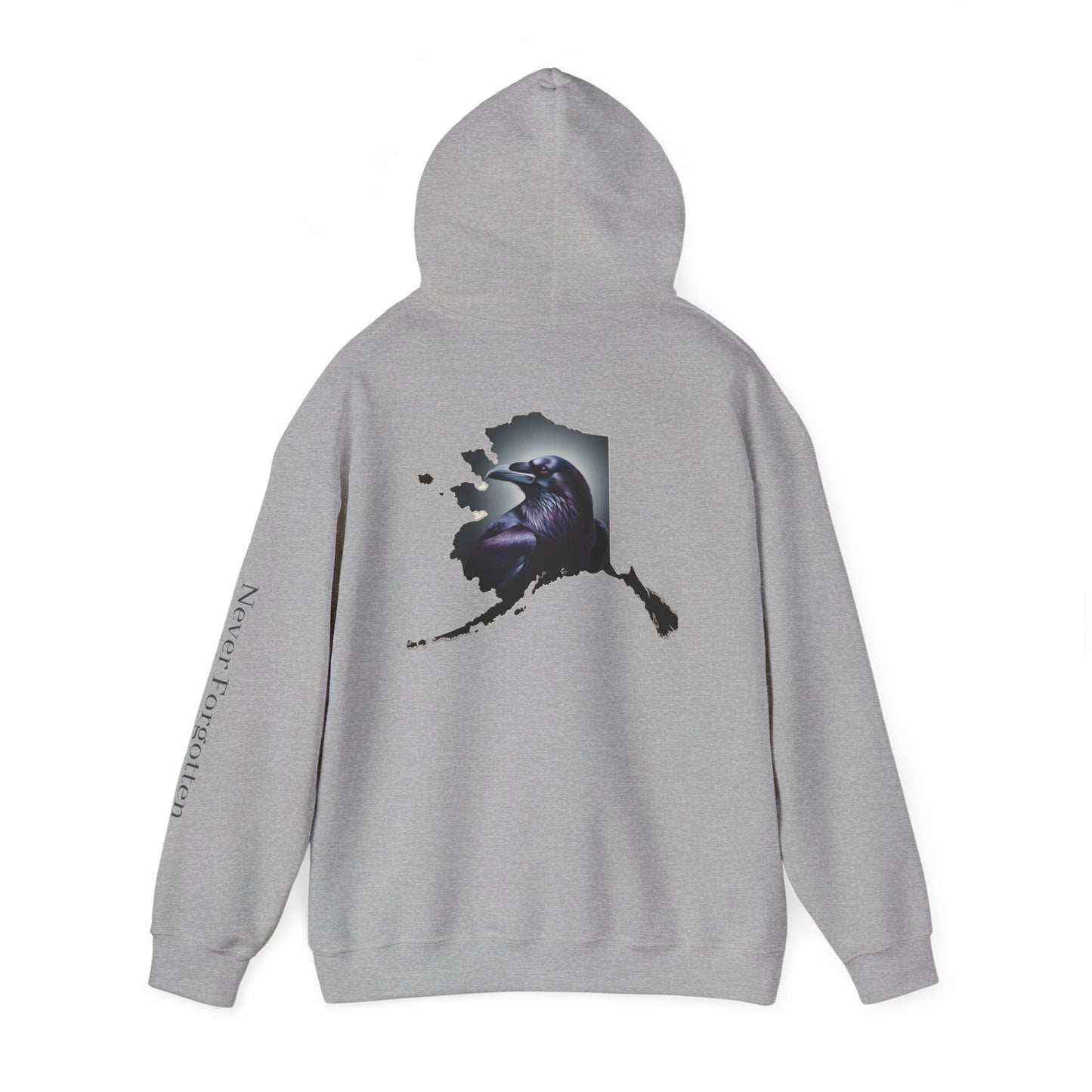 Two Aunties Alaska Raven Tribute Hoodie